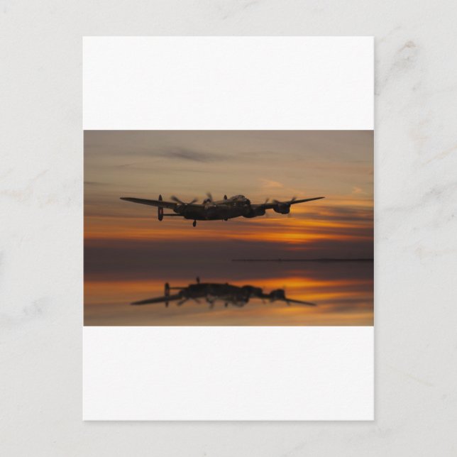 Postal lancaster Bomber, el tramo del hogar (Anverso)