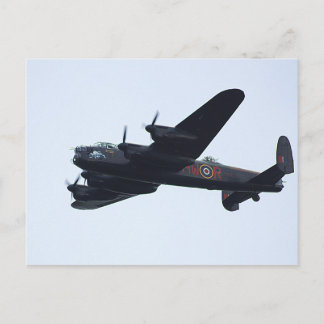 Postal Lancaster Bomber En Vuelo.