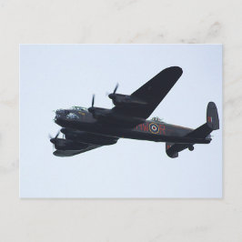 Postal Lancaster Bomber En Vuelo.