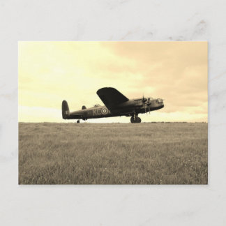 Postal Lancaster Bomber Sepia Tone
