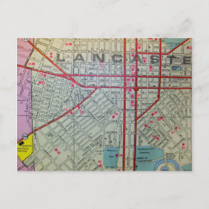 Postal Lancaster, mapa de cosechas de PA