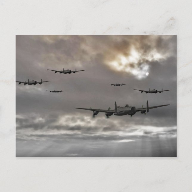 Postal Lancaster Raid (Anverso)