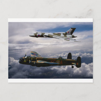 Postal Lancaster y Vulcan XH558