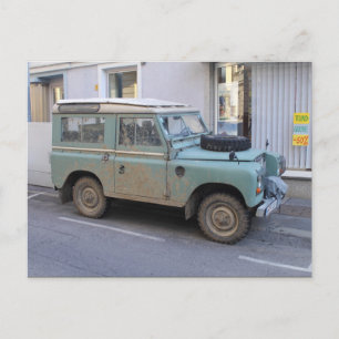 Postal Land Rover verde