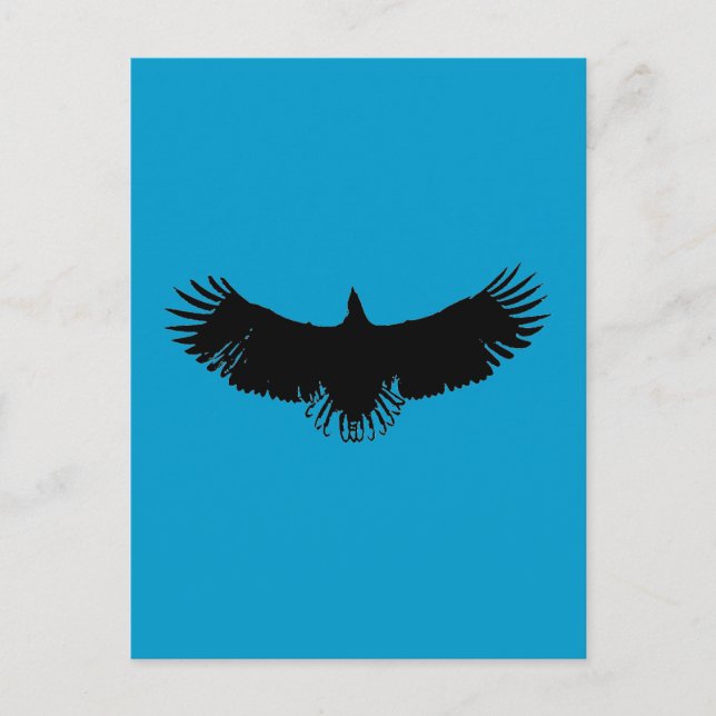 Postal Landing Eagle Silhouette (Anverso)