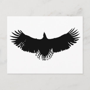 Postal Landing Eagle Silhouette