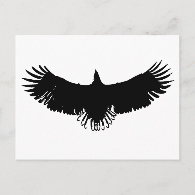 Postal Landing Eagle Silhouette (Anverso)
