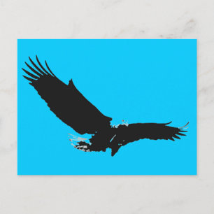 Postal Landing Eagle Silhouette