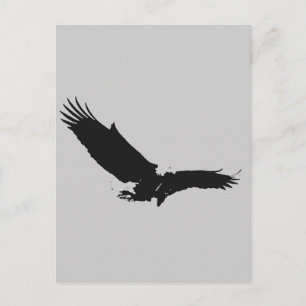 Postal Landing Eagle Silhouette