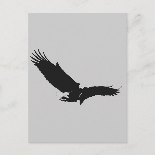 Postal Landing Eagle Silhouette (Anverso)