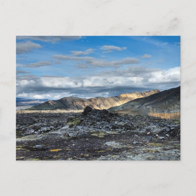 Postal Landmannalaugar #1 (Anverso)