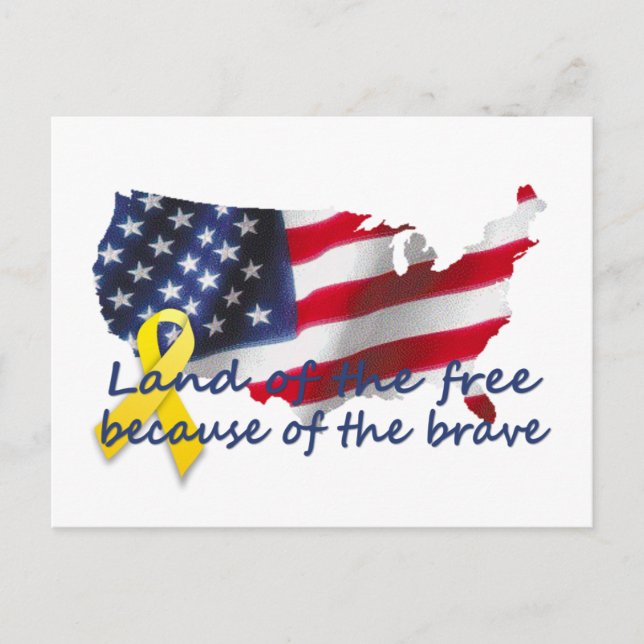 Postal landofthefree (Anverso)