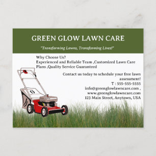 Postal Landscaping o Lawn Care Business Marketing