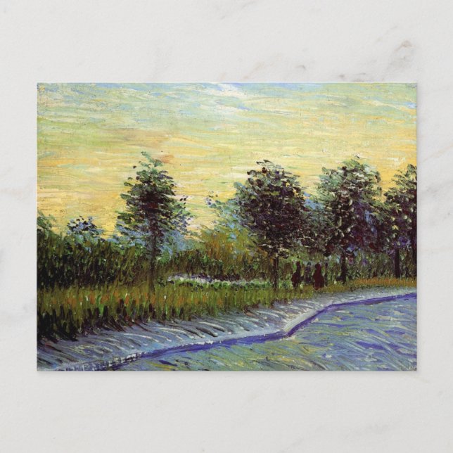 Postal Lane en el parque Voyer d'Argenson de Vincent van  (Anverso)