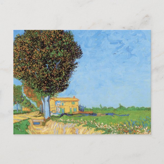 Postal Lane Near Arles by Vincent van Gogh (Anverso)