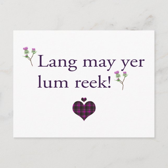 Postal Lang May Yer Lum Reek (Anverso)