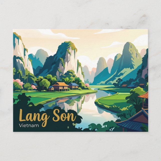 Postal Lang Son Vietnam (Anverso)