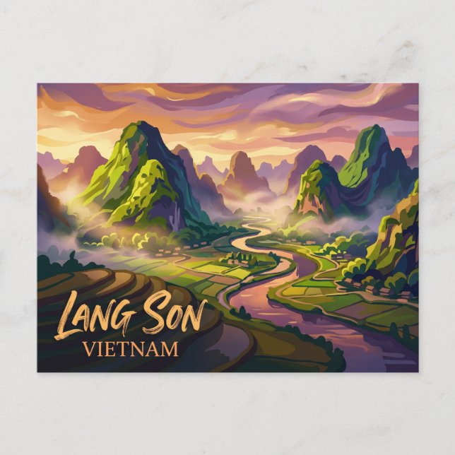 Postal Lang Son Vietnam (Anverso)