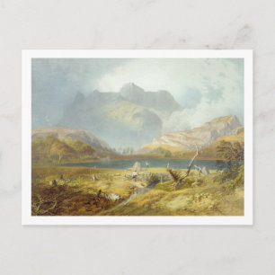 Postal Langdale Pikes, de "The English Lake District",