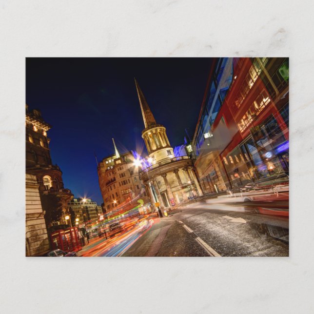 Postal Langham Place, Londres (Anverso)