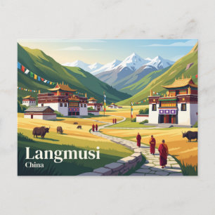 Postal Langmusi China