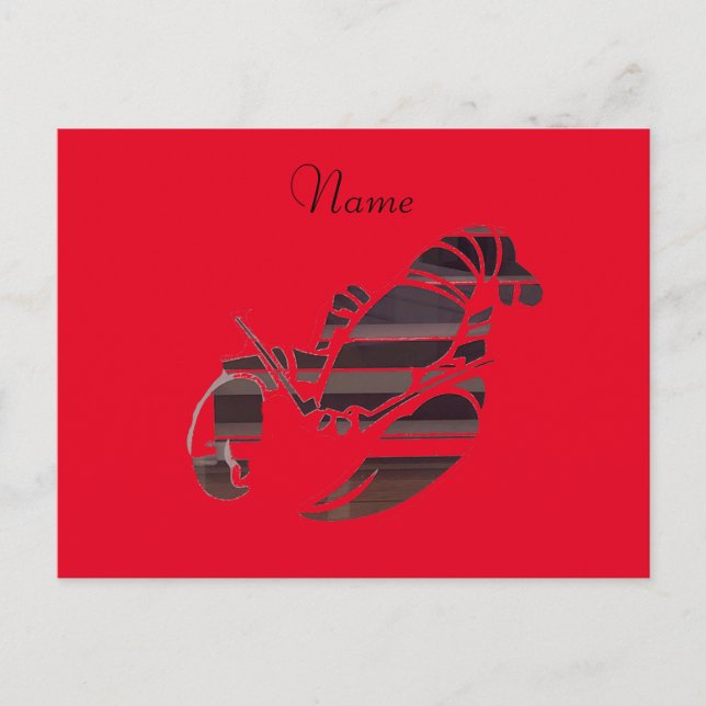 Postal Langostas de Maine Rojas Thunder_Cove (Anverso)