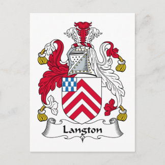 Postal Langton Family Crest