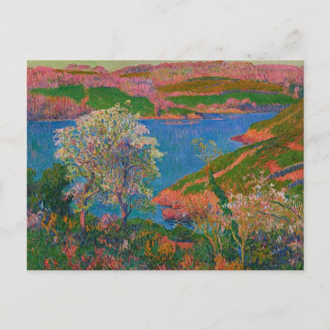 Postal L'Anse du Goulineau, Henry Moret (Anverso)