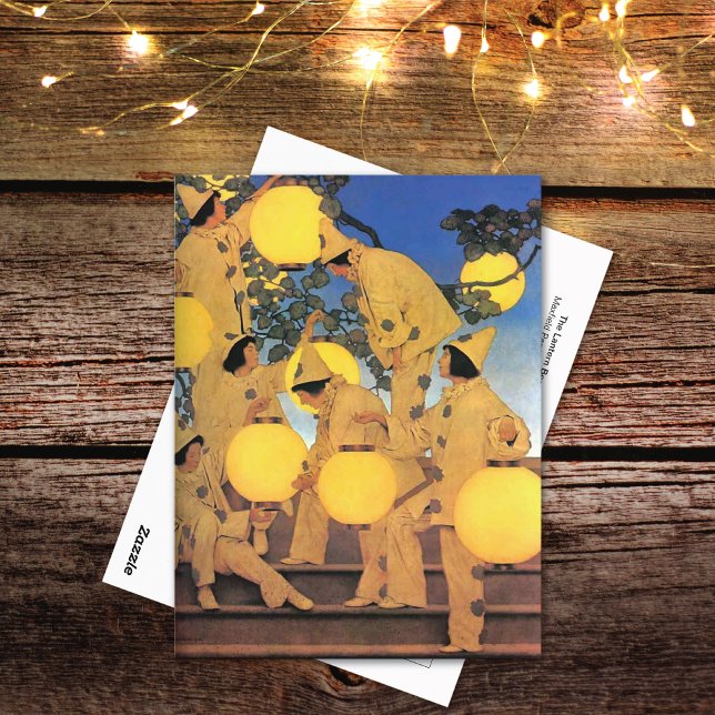 Postal Lantern Bearers Maxfield Parrish (Subido por el creador)