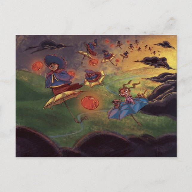 Postal Lantern Ladies (Anverso)