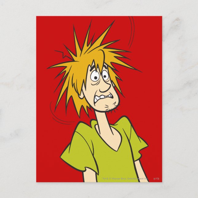 Postal Lanudo asustado (Anverso)