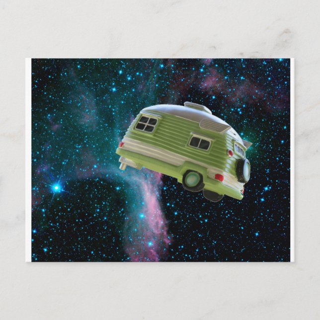 Postal Lanza tu remolque a una estrella (Anverso)