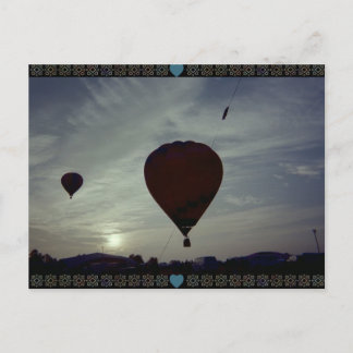 Postal Lanzado desde avión caliente