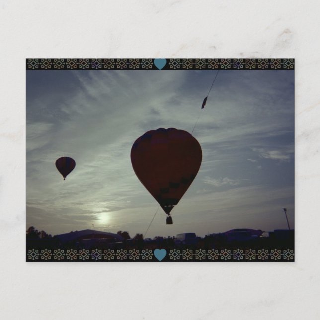 Postal Lanzado desde avión caliente (Anverso)