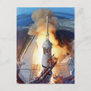 Postal Lanzamiento del cohete de aterrizaje lunar Apollo 