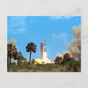 Postal lanzamiento del cohete Saturn V de la NASA Apolo 1