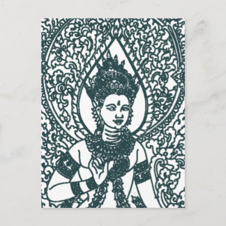 POSTAL LAO - TAILANDIA - CAMBOYA BUDISTA ANGEL DIOS