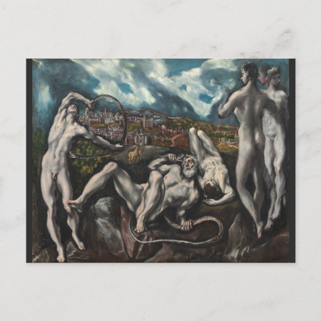 Postal Laocoon de El Greco