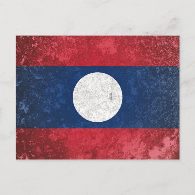 Postal Laos (Anverso)