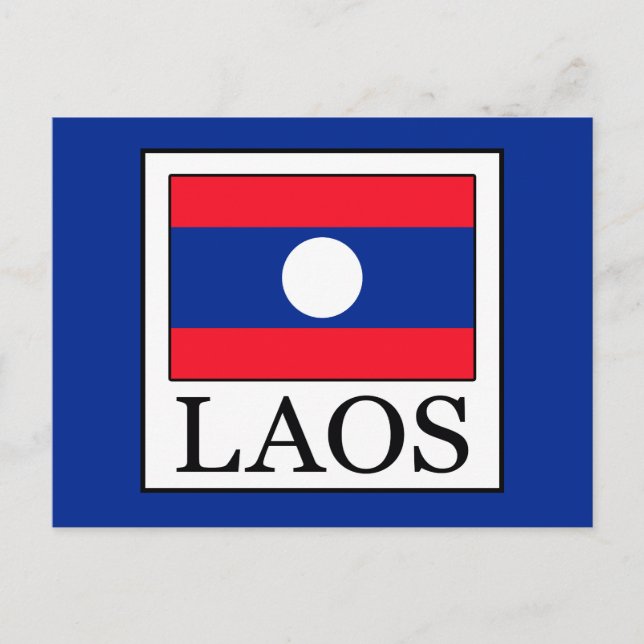 Postal Laos (Anverso)