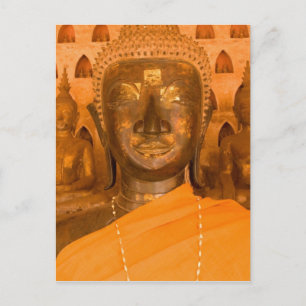 Postal Laos, Vientián, una de 6840 imágenes de Buda en 2