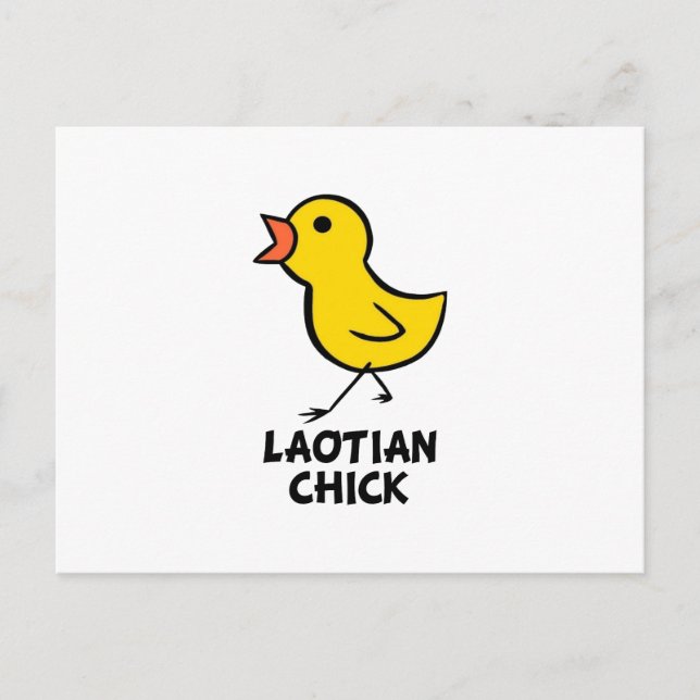 Postal Laotian Chick (Anverso)