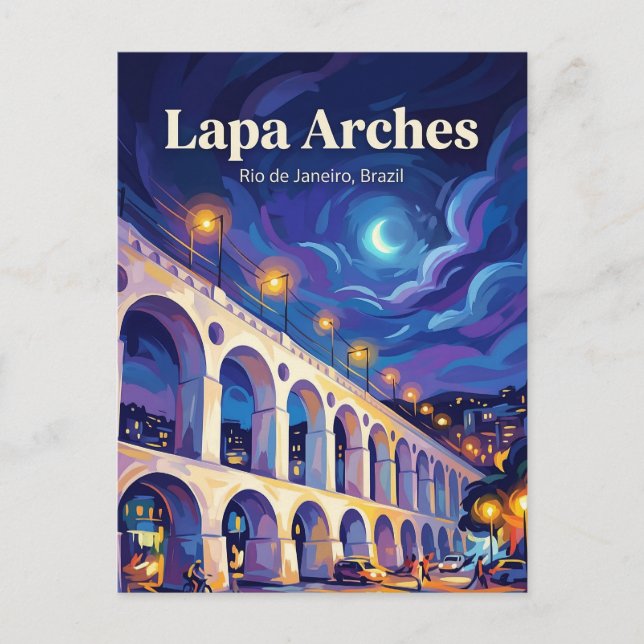 Postal Lapa Arches Brazil (Anverso)