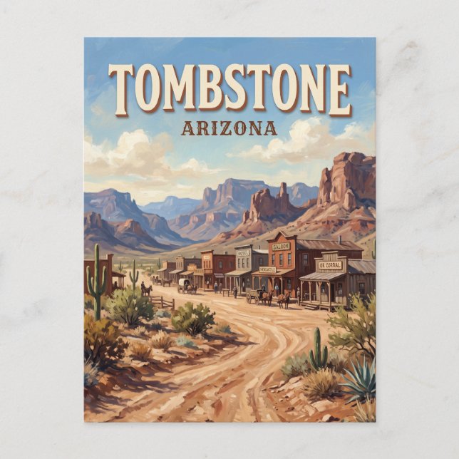Postal Lápida Arizona (Anverso)