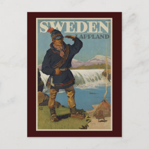 Postal Lappland Sweden