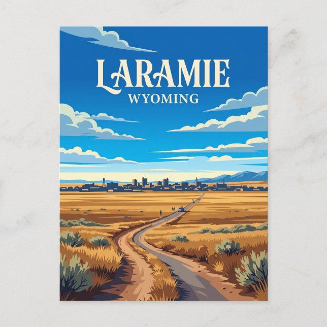 Postal Laramie EE. UU. (Anverso)