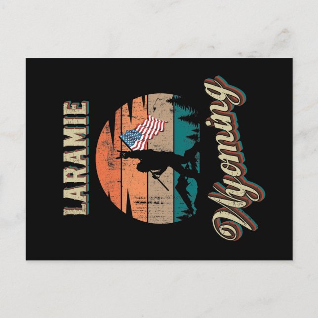 Postal Laramie Wyoming (Anverso)
