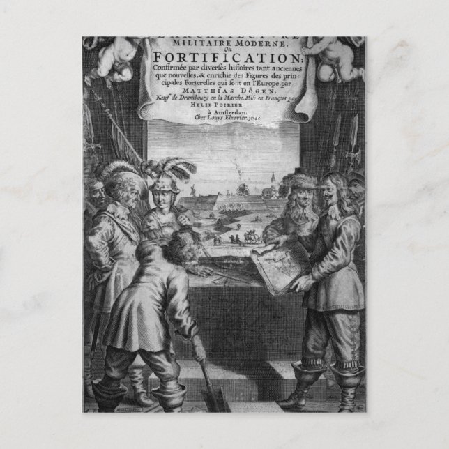 Postal L'Architecture Militaire Moderne (Anverso)