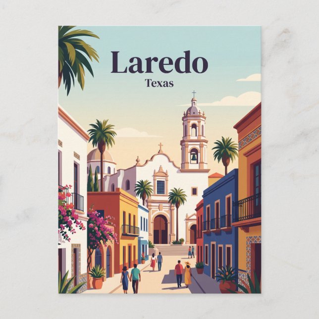 Postal Laredo Texas (Anverso)