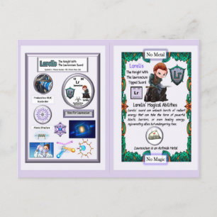 Postal Larelis - Espada de Knight Lawrencium